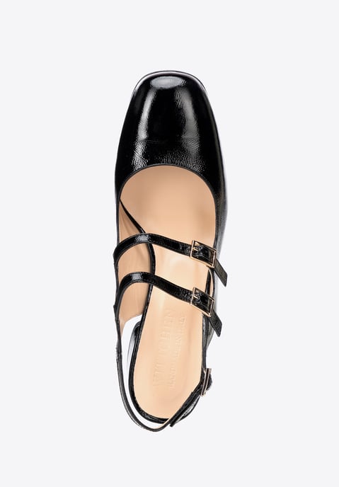 Zapatos de salón de piel con tiras para mujer de Wittchen - Image 5