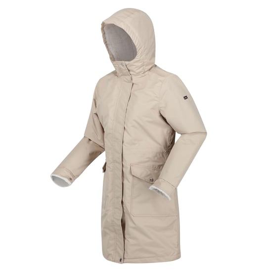 Regatta Womens/Ladies Romine Waterproof Parka (Barleycorn/Light Vanilla) - Image 3