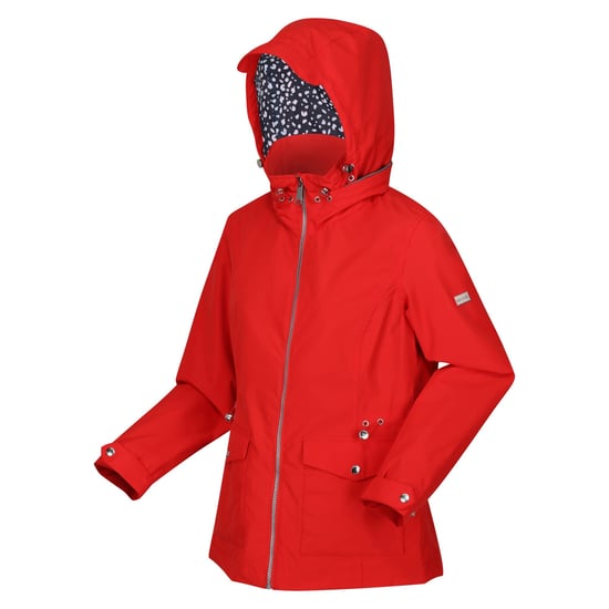 Regatta Womens/Ladies Navassa Waterproof Jacket (High Risk Red) - Image 3
