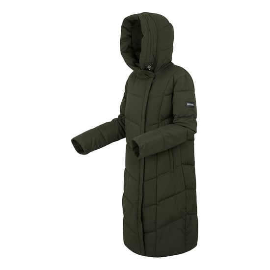 Regatta Womens/Ladies Nurie Quilted Jacket (Dark Khaki) - Image 3