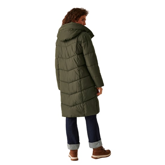 Regatta Womens/Ladies Nurie Quilted Jacket (Dark Khaki) - Image 5