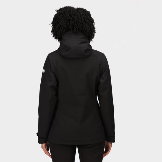Regatta Womens/Ladies Britedale Waterproof Jacket (Black) - Image 2