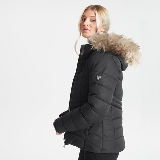 Dare 2B Womens/Ladies Glamorize II Swarovski Ski Jacket (Black/Natural) - Image 5