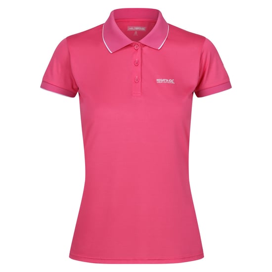 Regatta Womens/Ladies Remex II Polo Neck T-Shirt (Flamingo Pink Solid) - Image 1