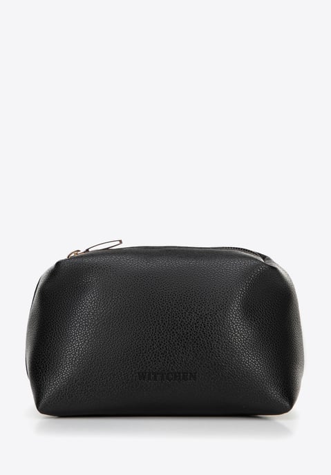 Estuche mini de piel sintética negra para mujer de Wittchen con bolsa extraíble - Image 6