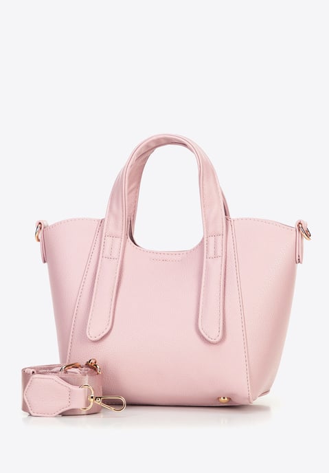 Mini maletín de piel sintética rosa para mujer de Wittchen con bolsa extraíble - Image 3