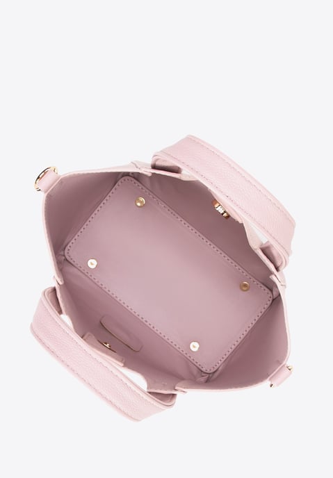 Mini maletín de piel sintética rosa para mujer de Wittchen con bolsa extraíble - Image 6