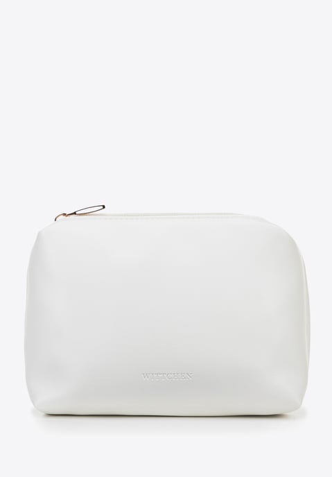 Bolso de mano para mujer Wittchen, piel sintética, color crema - Image 6