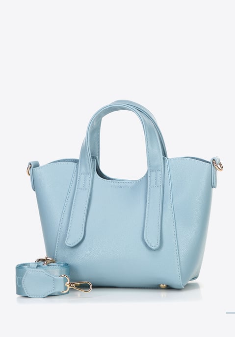 Mini maleta de mujer Wittchen con bolsa extraíble, azul, piel sintética - Image 2