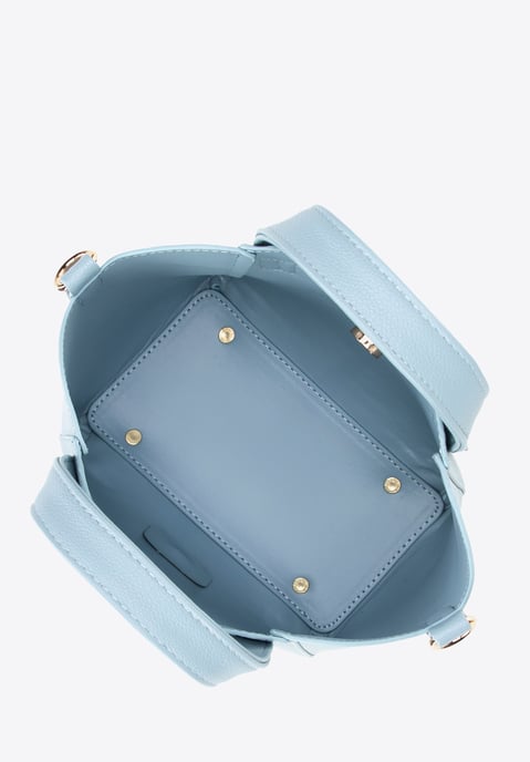 Mini maleta de mujer Wittchen con bolsa extraíble, azul, piel sintética - Image 5