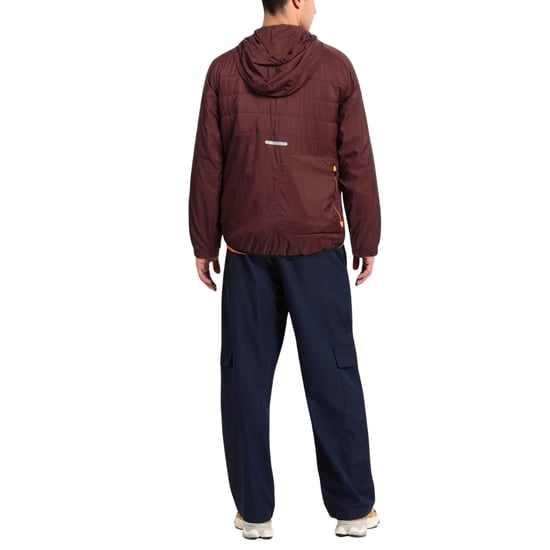 Chaqueta Bomber Ligera Con Capucha De Chocolate Amargo Ea7 - Image 2