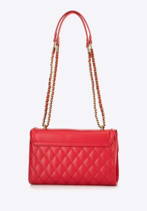 Bolso bandolera para mujer Wittchen de piel auténtica con acolchado en color - Image 3