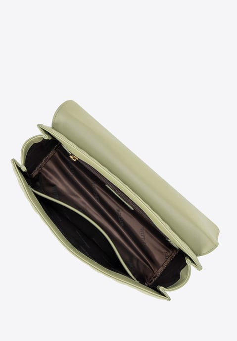 Bolso bandolera para mujer Wittchen de piel auténtica con acolchado en color - Image 4