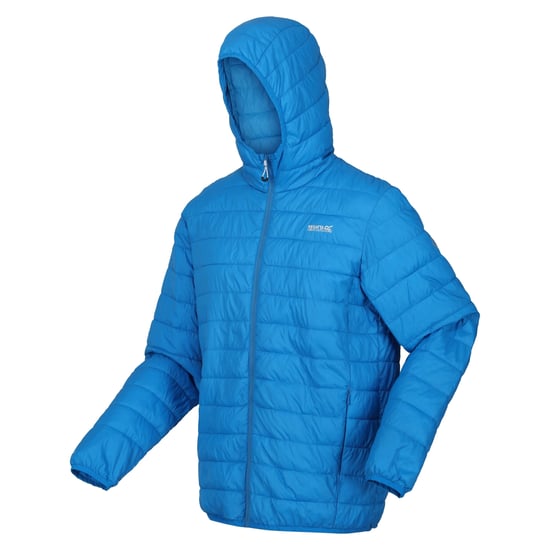 Regatta Mens Hillpack Hooded Lightweight Jacket (Indigo Blue) - Image 3
