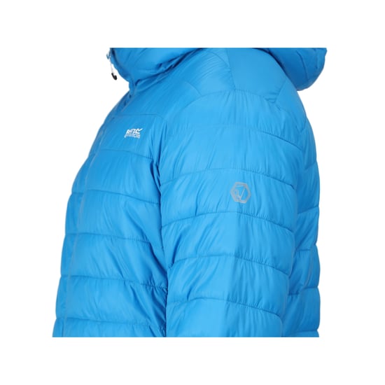 Regatta Mens Hillpack Hooded Lightweight Jacket (Indigo Blue) - Image 4