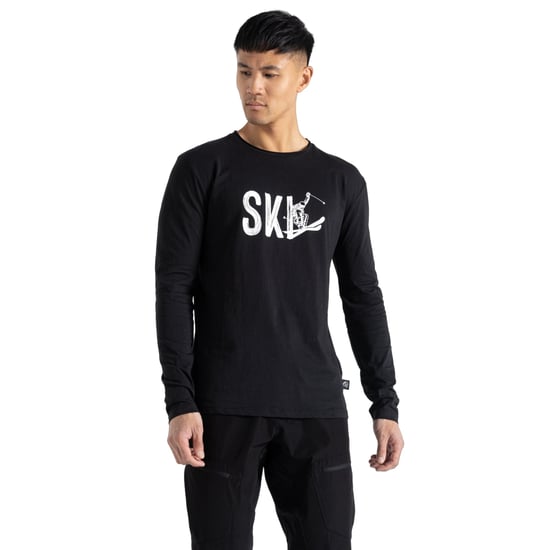Regatta Mens Stomping Long-Sleeved T-Shirt (Black) - Image 3