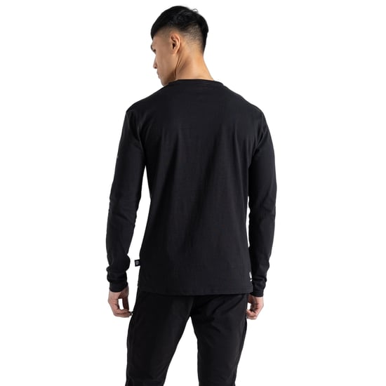 Regatta Mens Stomping Long-Sleeved T-Shirt (Black) - Image 4