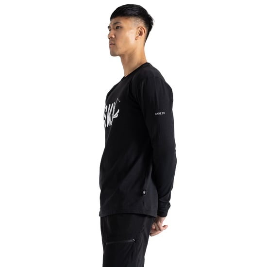 Regatta Mens Stomping Long-Sleeved T-Shirt (Black) - Image 5
