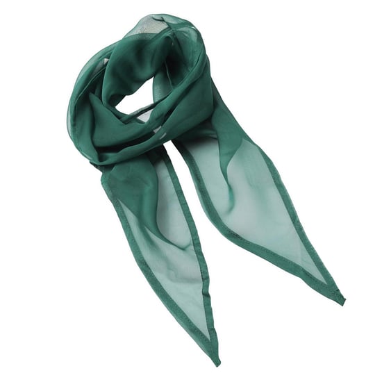 Premier Womens/Ladies Chiffon Scarf (Bottle Green) - Image 2
