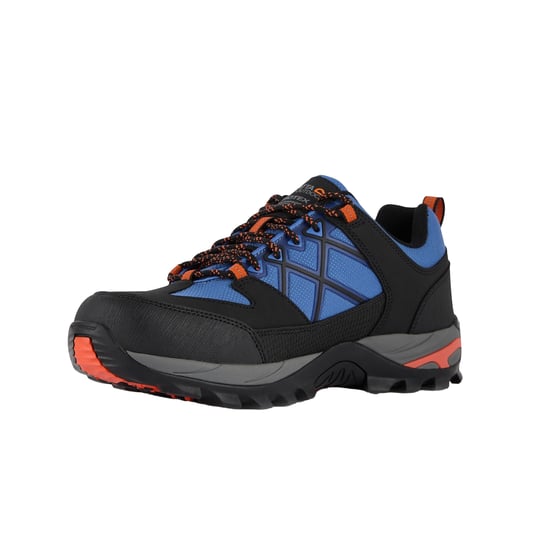 Regatta Mens Samaris III Low Walking Shoes (Olympian Blue/Black/Tango) - Image 3