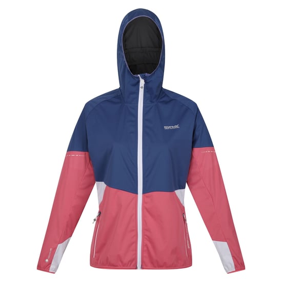 Regatta Womens/Ladies Tarvos V Lightweight Soft Shell Jacket (Fruit Dove/Dusty Denim) - Image 1