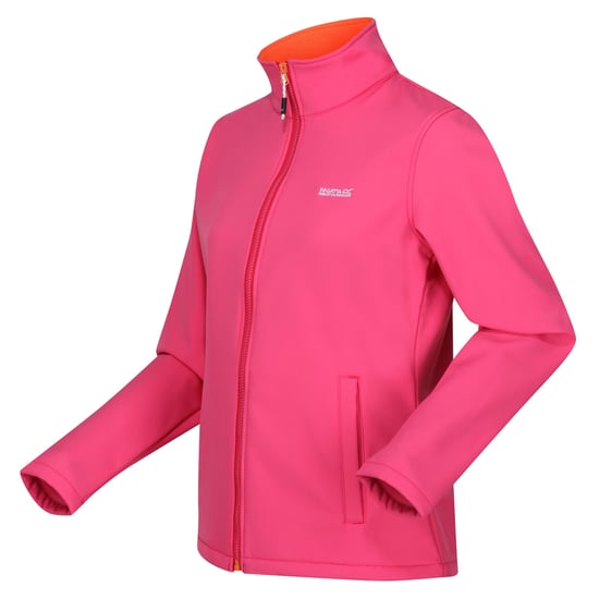 Regatta Womens/Ladies Connie V Softshell Walking Jacket (Flamingo Pink/Satsuma) - Image 3