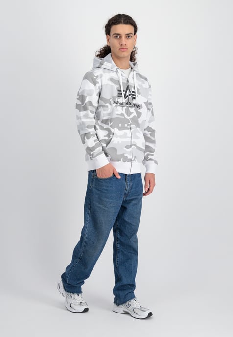 Basic Camo Zip Hoodie - Image 2