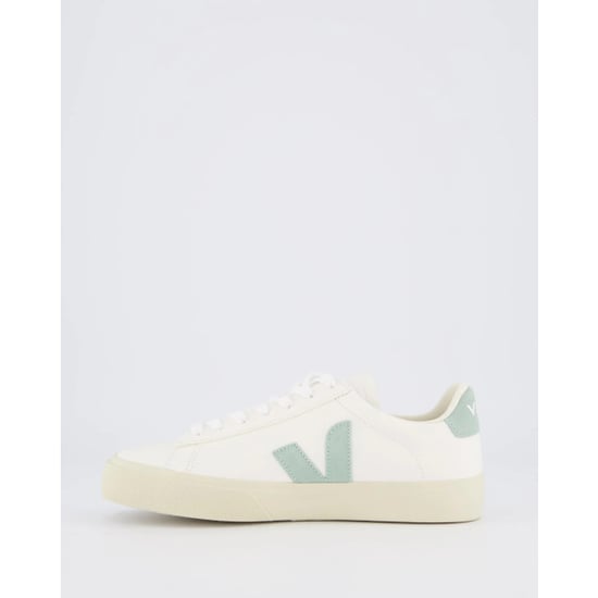 Campo Sneakers en piel cromada blanca y verde - Image 2