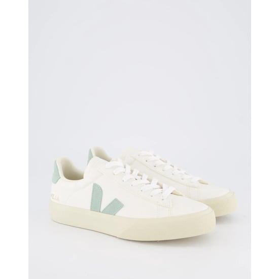Campo Sneakers en piel cromada blanca y verde - Image 3