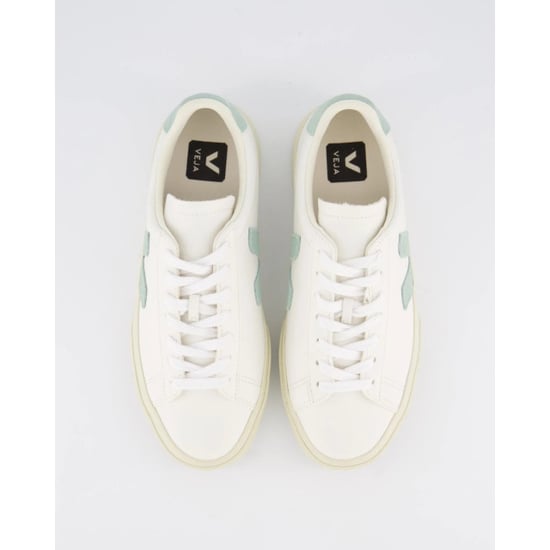 Campo Sneakers en piel cromada blanca y verde - Image 4