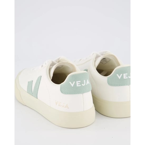 Campo Sneakers en piel cromada blanca y verde - Image 5