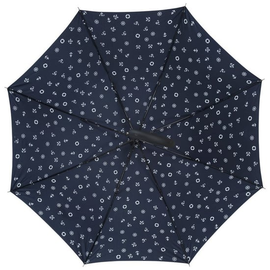 Trespass Rainstorm Folding Umbrella (Dark Navy) - Image 4