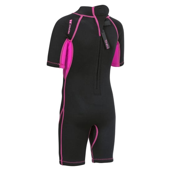 Trespass Childrens Girls Scubadive 3mm Short Wetsuit (Black) - Image 3