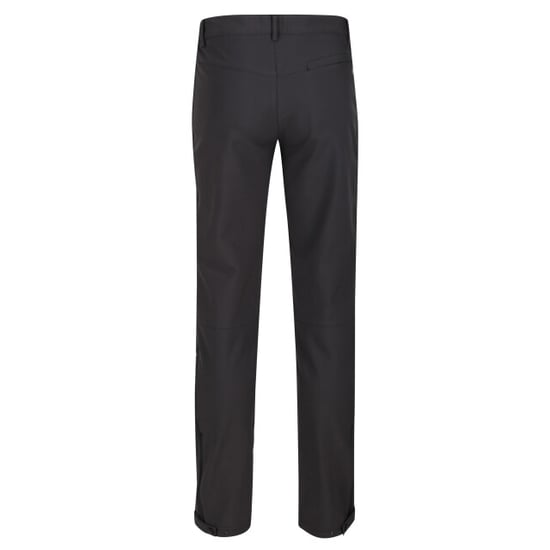 Regatta Great Outdoors Mens Adventure Tech Geo II Wind Resistant Long Leg Softshell Trousers (Ash) - Image 3