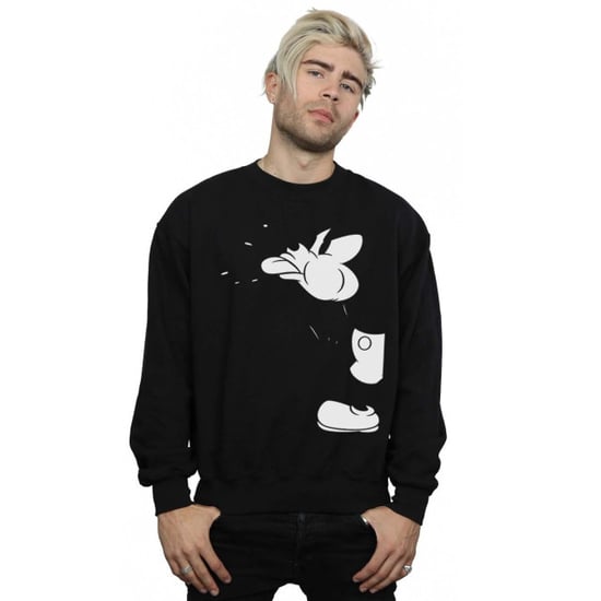 Disney Mens Mickey Mouse Cut Sweatshirt (Black) - Image 3