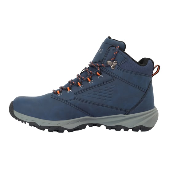 Regatta Mens Amble Walking Boots (Moonlight Denim/Tango) - Image 3