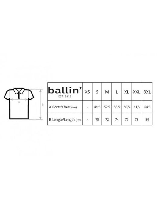 Ballin Est. 2013 Polo SS Basic Polo Azul - Image 3