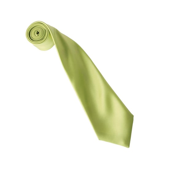 Premier Colours Collection Satin Tie (Lime) - Image 2