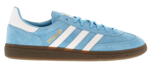 Mens Adidas Handball Spezial Leather Upper Trainers Seven Eyelet Lace Fastening Classic 3 Stripe De - Image 2