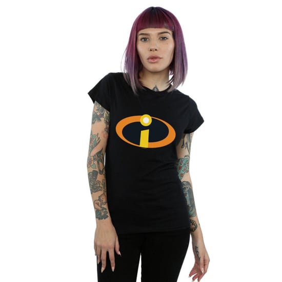 Disney Womens/Ladies The Incredibles Costume Logo Cotton T-Shirt (Black) - Image 3