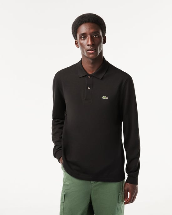 Lacoste Original L.12.12 men's polo shirt long sleeve cotton - Image 1