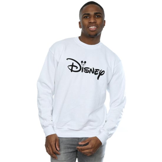 Disney Mens Mickey Mouse Head Logo Sweatshirt (White) - Image 3
