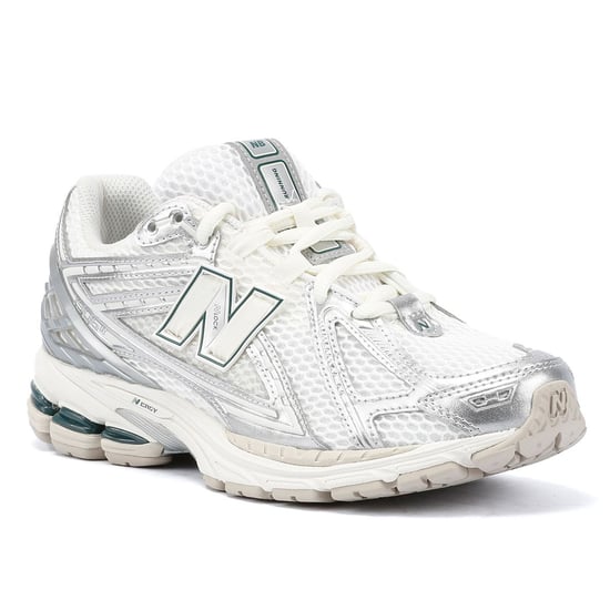 New Balance 1906 White/Silver Trainers - Image 2