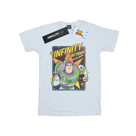 Disney Mens Toy Story 4 Buzz To Infinity T-Shirt (White) - Image 1