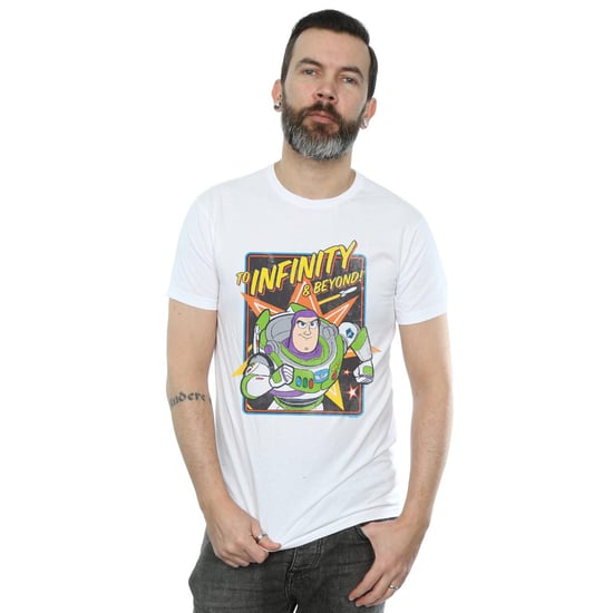 Disney Mens Toy Story 4 Buzz To Infinity T-Shirt (White) - Image 2