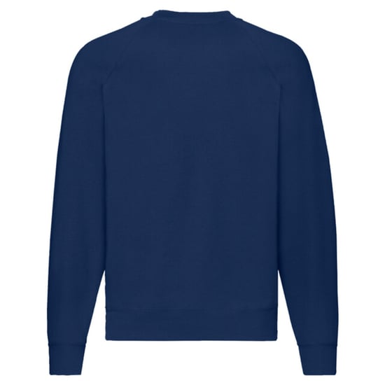 Fruit of the Loom Unisex Adult Classic Raglan Sweatshirt (Navy) - Image 2