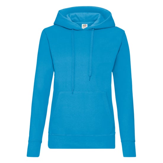 Fruit of the Loom Womens/Ladies Classic Hoodie (Azure Blue) - Image 1