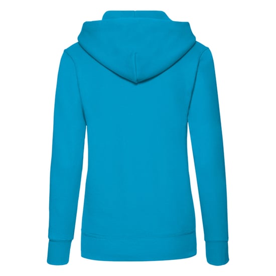Fruit of the Loom Womens/Ladies Classic Hoodie (Azure Blue) - Image 2