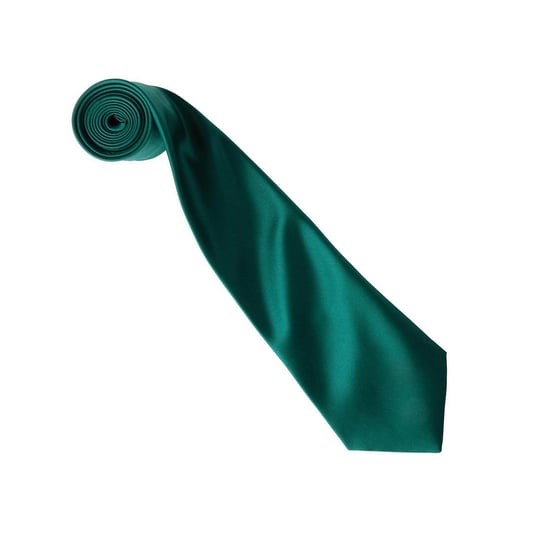 Premier Colours Collection Satin Tie (Emerald) - Image 2