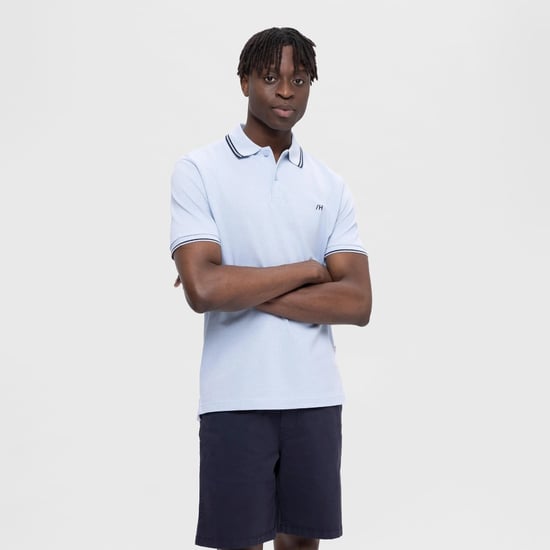 Polo Selected SS Dante Sport Polo Azul - Image 2